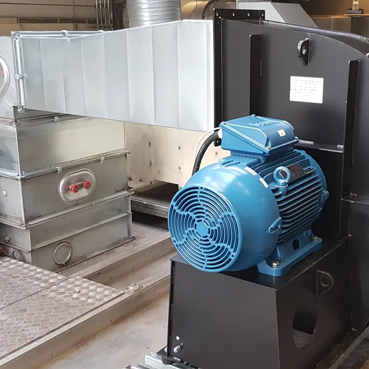 Radialventilator einer Prozessluftanlage