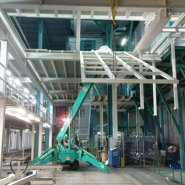 Stahltragwerk, Detailansicht